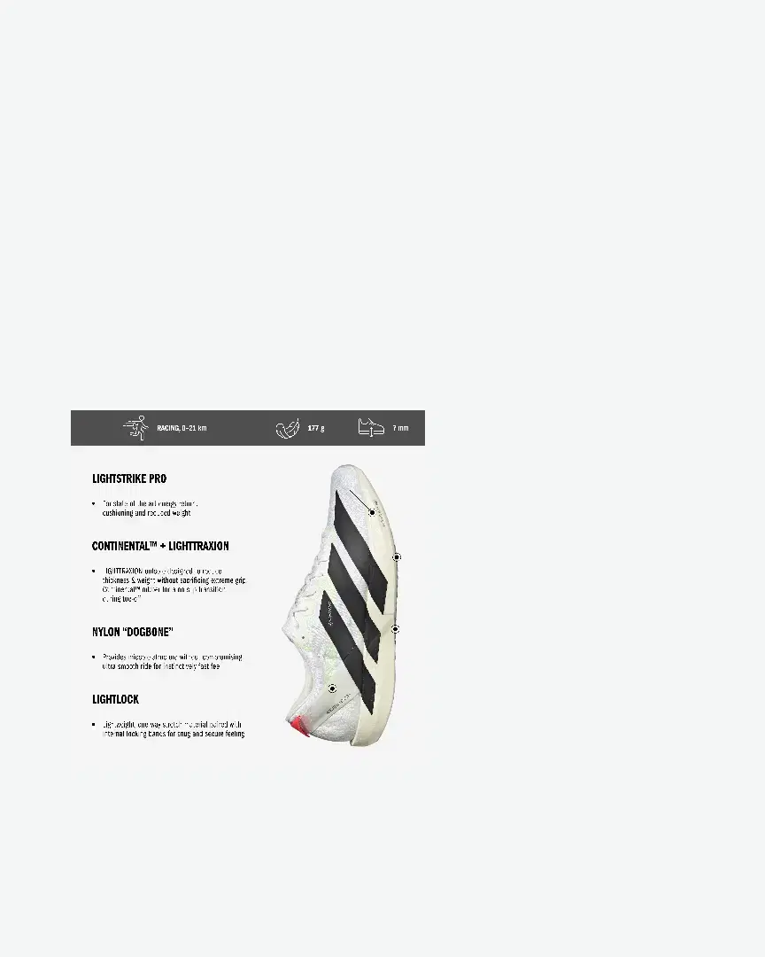 Adidas Adizero Adios 9 M - JQ0777 (5) au meilleur prix !