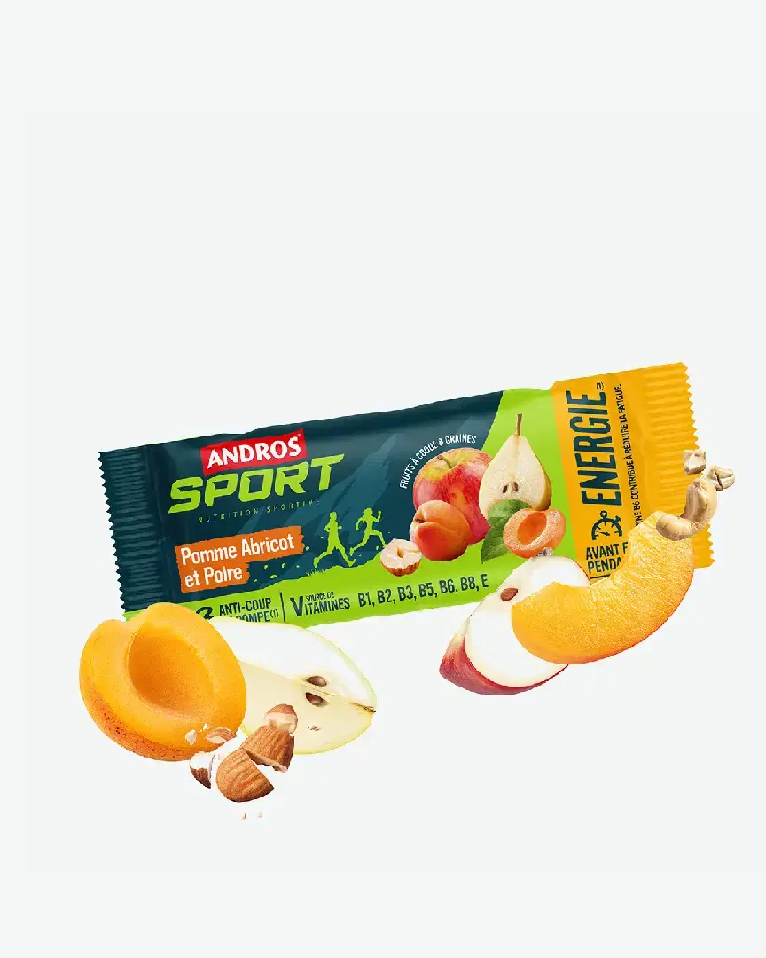 Andros Barre Fruits Nuts Et Graines Pomme Abricot Poire 40G - 50127828 (0) au meilleur prix !