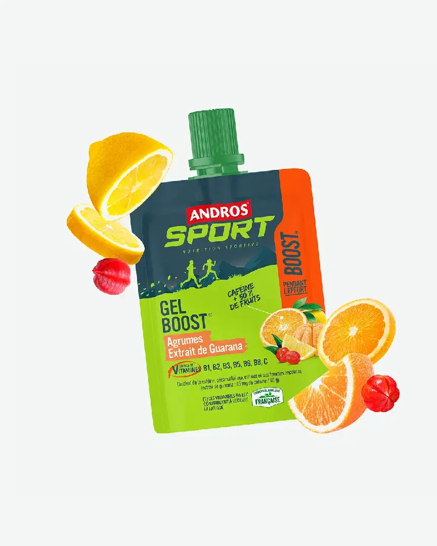 Andros Gel Boost Agrumes Et Extrait De Guarana 40G - 50127811 (0) au meilleur prix !