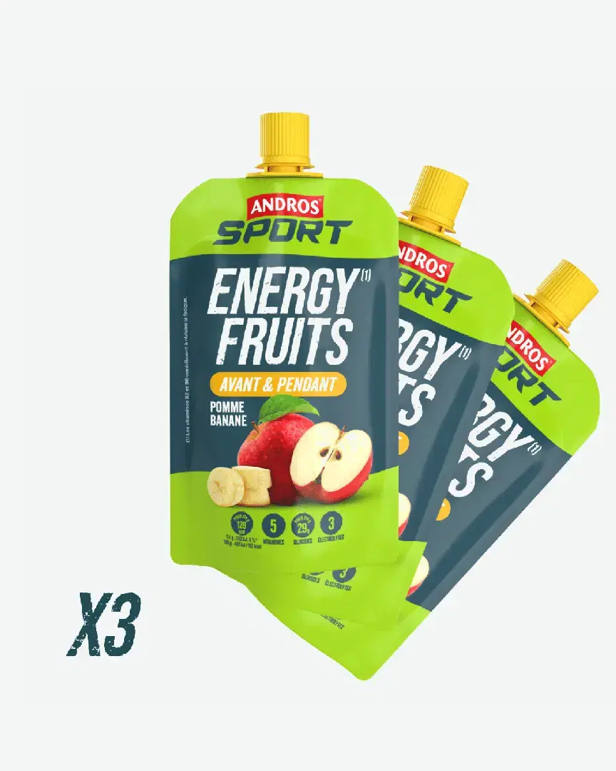 Andros Gourde Energy Fruits Pomme Banane 114G - 50137499 (0) au meilleur prix !