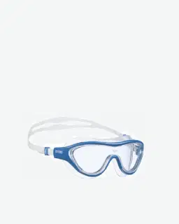 Arena The One Mask Clear Blue White Masque Natation Unisexe – 1/3