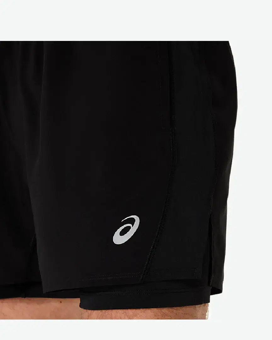 Asics Core 2N1 5In Short M - 2011D218-001 (5) au meilleur prix !