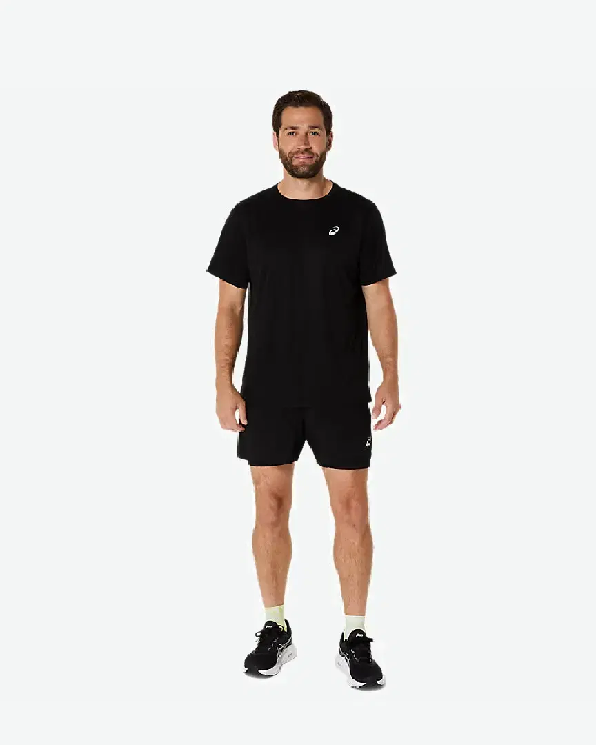 Asics Core 2N1 5In Short M - 2011D218-001 (6) au meilleur prix !