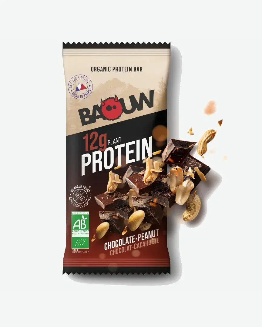 Baouw Barre Protéinée Bio Chocolat Cacahuètes - 3760267403163 (0) au meilleur prix !