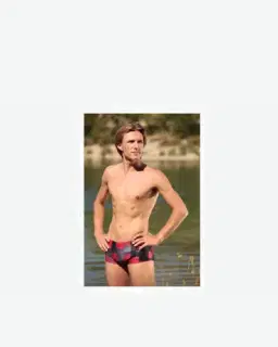boxer natation homme mako in bloom shorty – 3/4