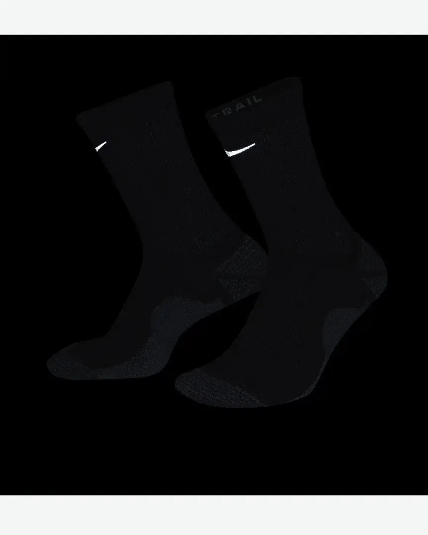 Chaussettes De Trail Mi-Mollet Nike (1 Paire) - HF0854-010 (3) au meilleur prix !
