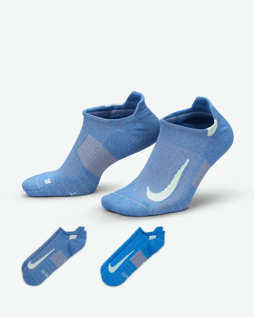 Chaussettes Invisibles Nike Multiplier (2 Paires) - SX7554-991 (0) au meilleur prix !