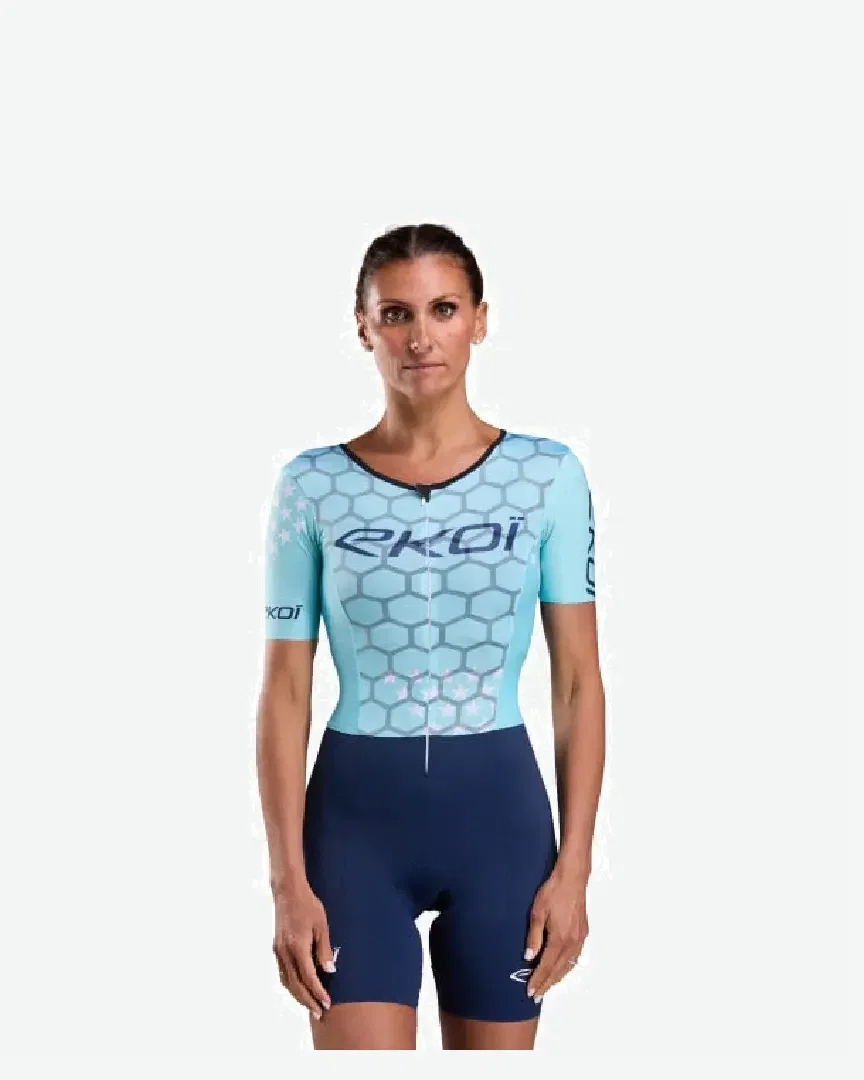 Combinaison Triathlon Ekoi Racing Graphene Azur