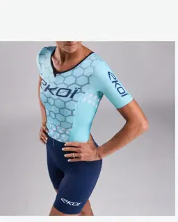 Combinaison Triathlon Femme Ekoi Racing Graphene Azur – 2/10