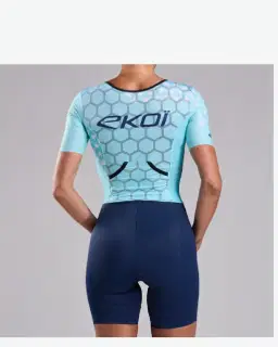 Combinaison Triathlon Femme Ekoi Racing Graphene Azur – 3/10