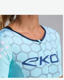 Combinaison Triathlon Femme Ekoi Racing Graphene Azur – 4/10