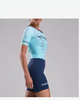 Combinaison Triathlon Femme Ekoi Racing Graphene Azur – 7/10