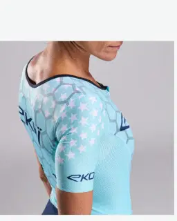 Combinaison Triathlon Femme Ekoi Racing Graphene Azur – 10/10