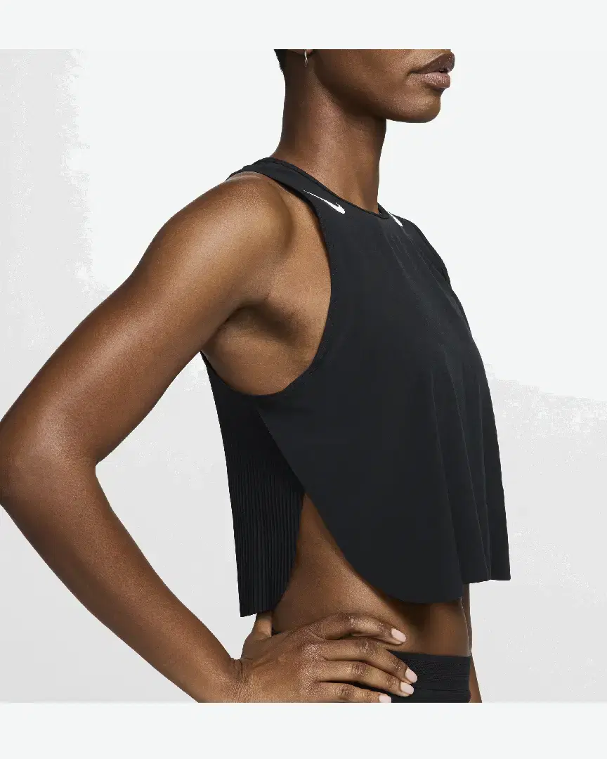 Crop-Top Dri-Fit Adv Nike Aeroswift W - FN2713-010 (3) au meilleur prix !