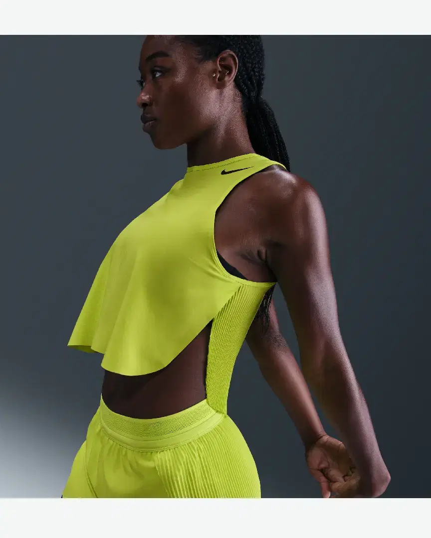 Débardeur Court Imprimé Dri-Fit Adv Nike Aeroswift W - FN2713-389 (2) au meilleur prix !