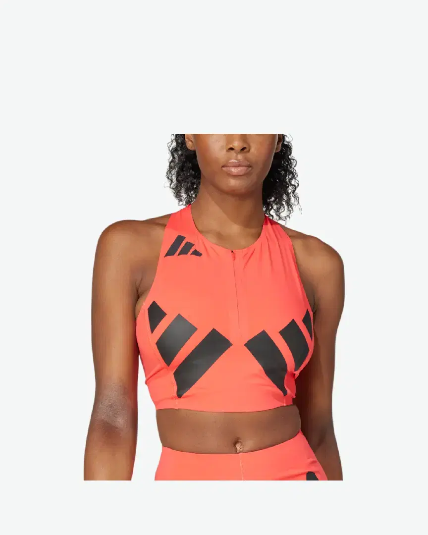 Débardeurs Adidas Adizero Road To Records Crop W - JD7321 (0) au meilleur prix !