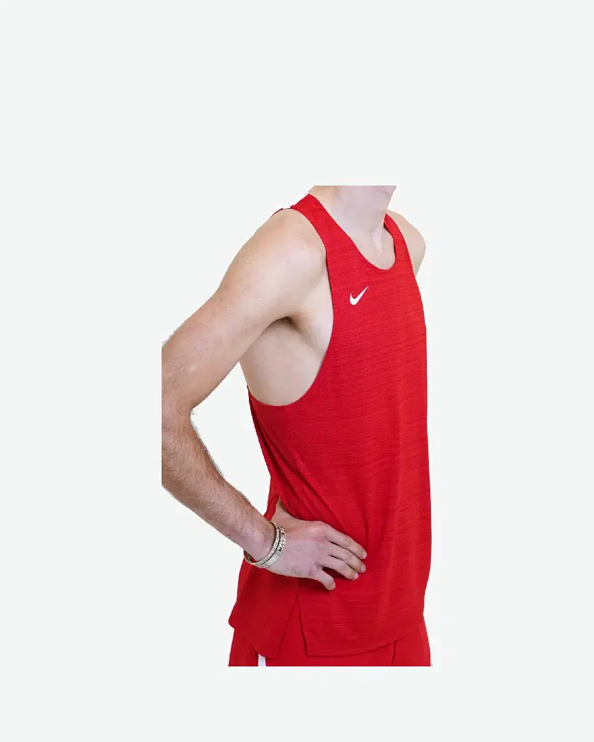 Débardeurs Nike Men Stock Dry Miler Singlet M - NT0300-657 (4) au meilleur prix !
