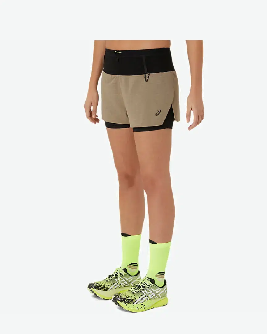 Short Asics Fujitrail 2-N-1 W - 2012C719-200 (2) au meilleur prix !