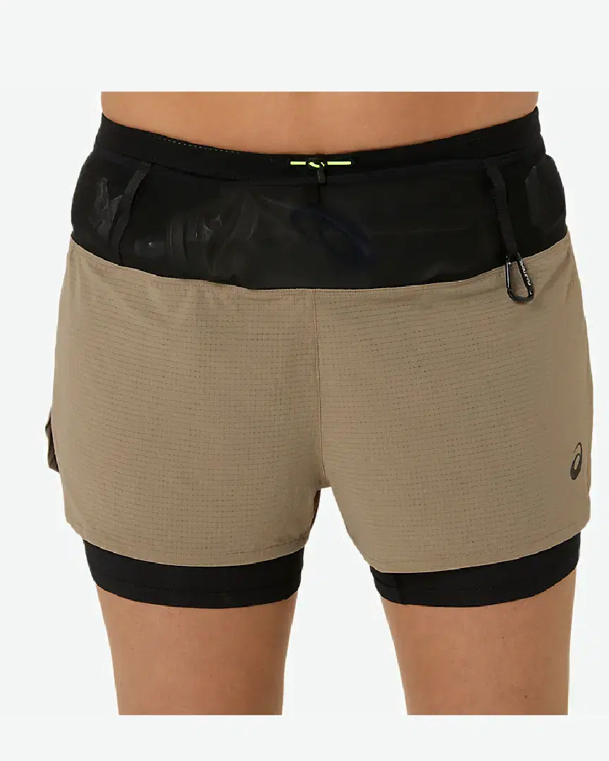 Short Asics Fujitrail 2-N-1 W - 2012C719-200 (5) au meilleur prix !