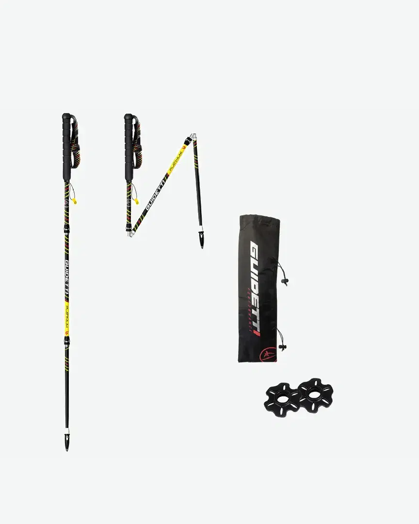 Guidetti Platinium Aéro Carbone Perf Bâtons De Marche - R20501 (0) au meilleur prix !