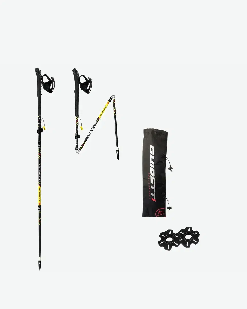 Guidetti Platinium Flexo Carbone Perf Bâtons De Marche - R20901 (0) au meilleur prix !