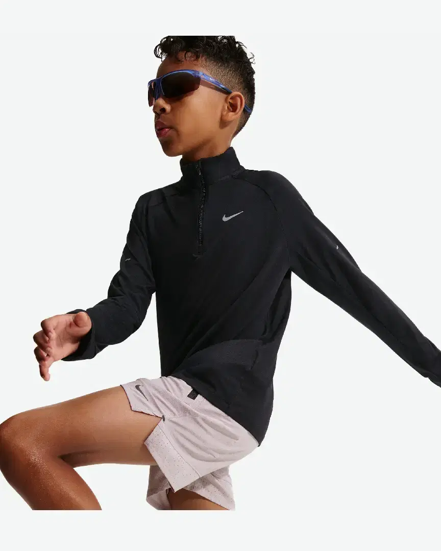 Haut À Demi-Zip Dri-Fit Nike Stride Pour Enfant - IO0550-010 (2) au meilleur prix !