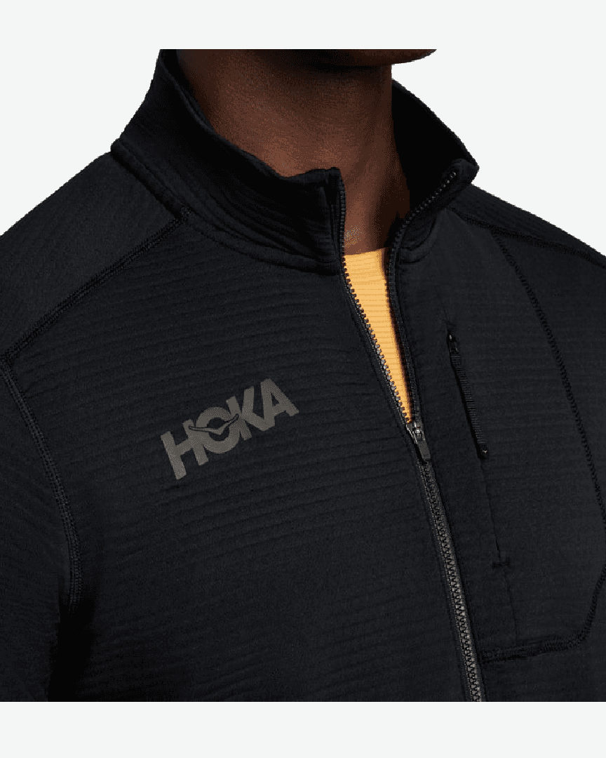 Hoka Col Zippé M - 1135054-BLK (1) au meilleur prix !