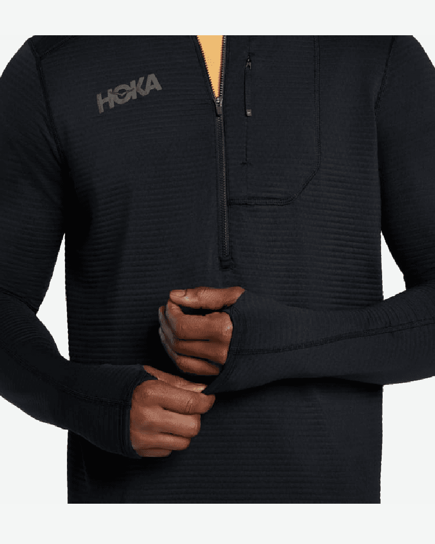 Hoka Col Zippé M - 1135054-BLK (2) au meilleur prix !