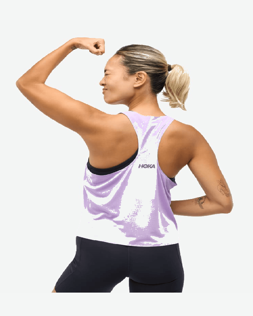 Hoka Débardeur Race Day W - 1164153-ARF (4) au meilleur prix !