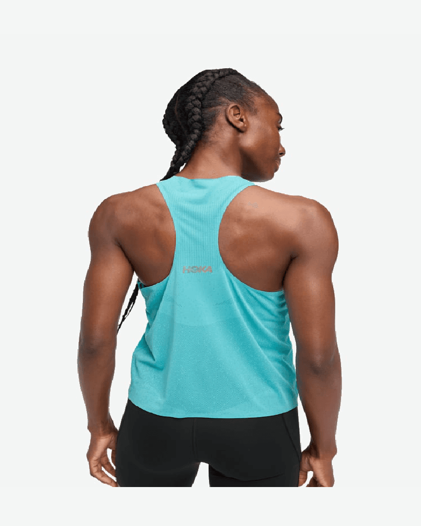 Hoka Débardeur Race Day W - 1164153-CLU (1) au meilleur prix !