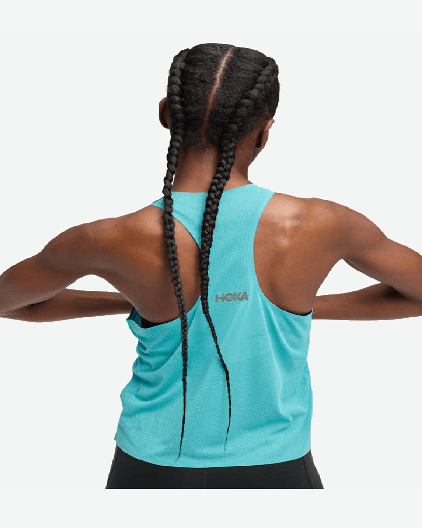 Hoka Débardeur Race Day W - 1164153-CLU (4) au meilleur prix !