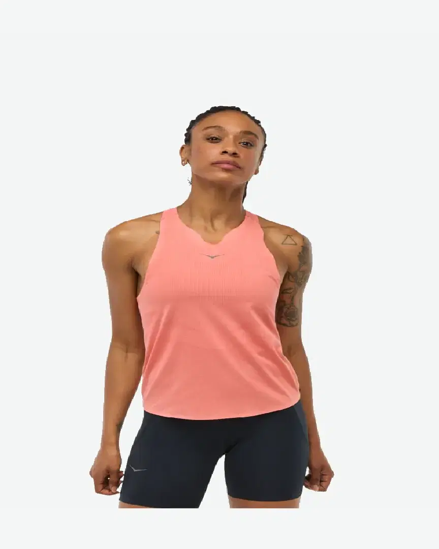 Hoka Débardeur Race Day W - 1164153-GFR (0) au meilleur prix !