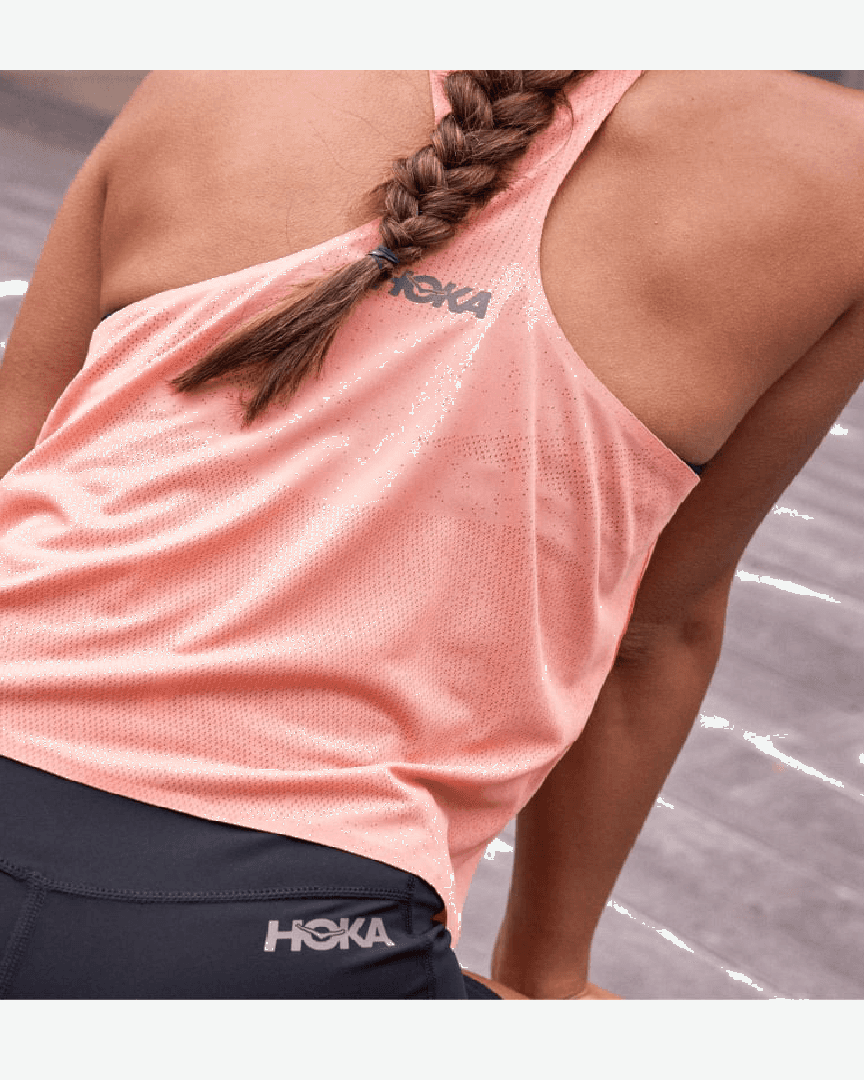 Hoka Débardeur Race Day W - 1164153-GFR (4) au meilleur prix !