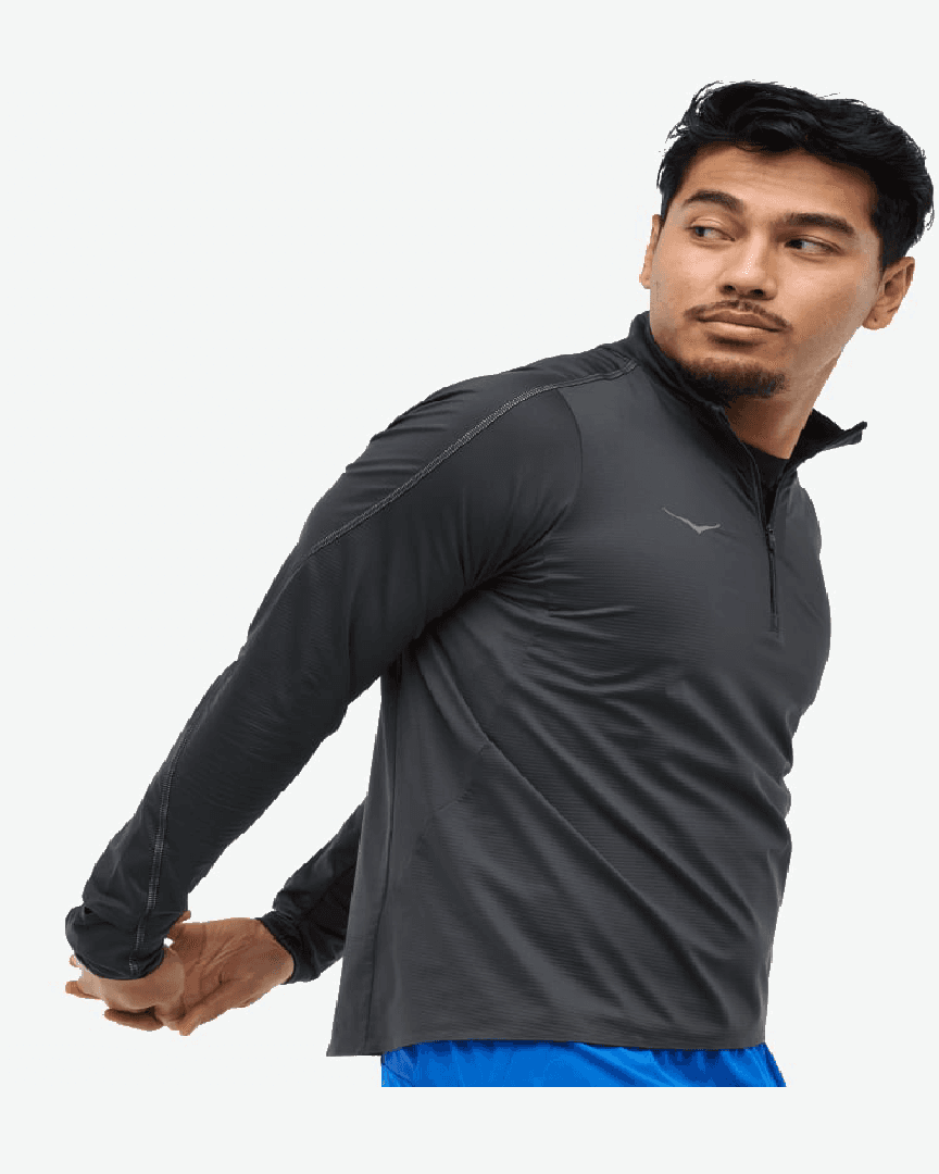 Hoka Haut À Col Zippé Glidetech M - 1164156-BLK (3) au meilleur prix !