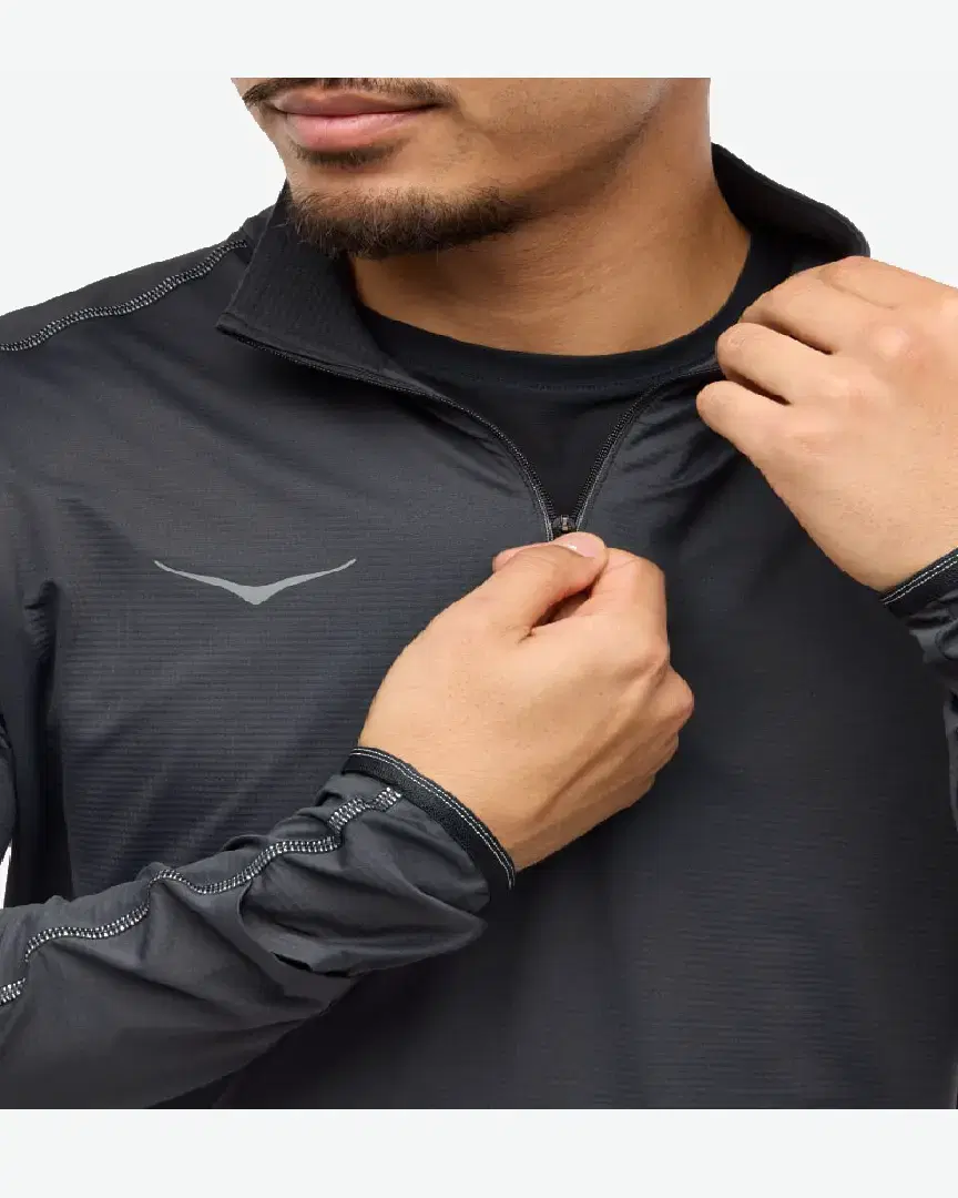 Hoka Haut À Col Zippé Glidetech M - 1164156-BLK (5) au meilleur prix !