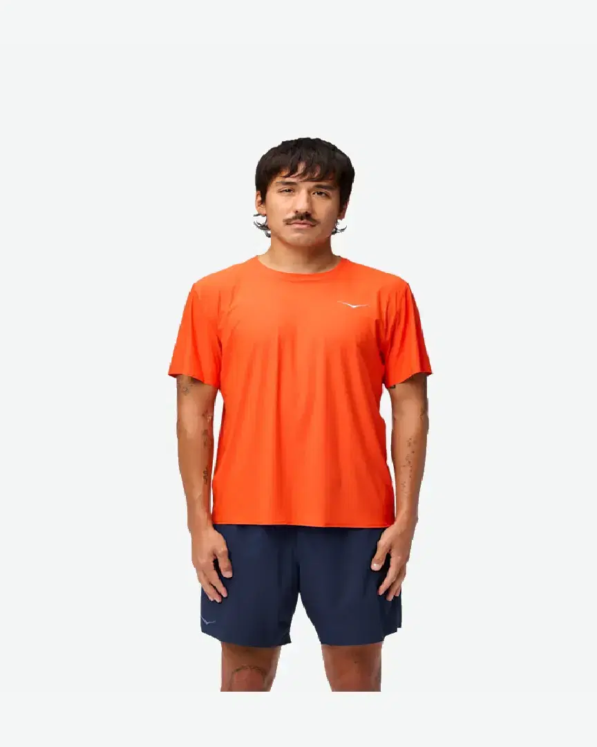 Hoka Haut À Manches Courtes Airolite 2 M - 1175771-LVA (0) au meilleur prix !