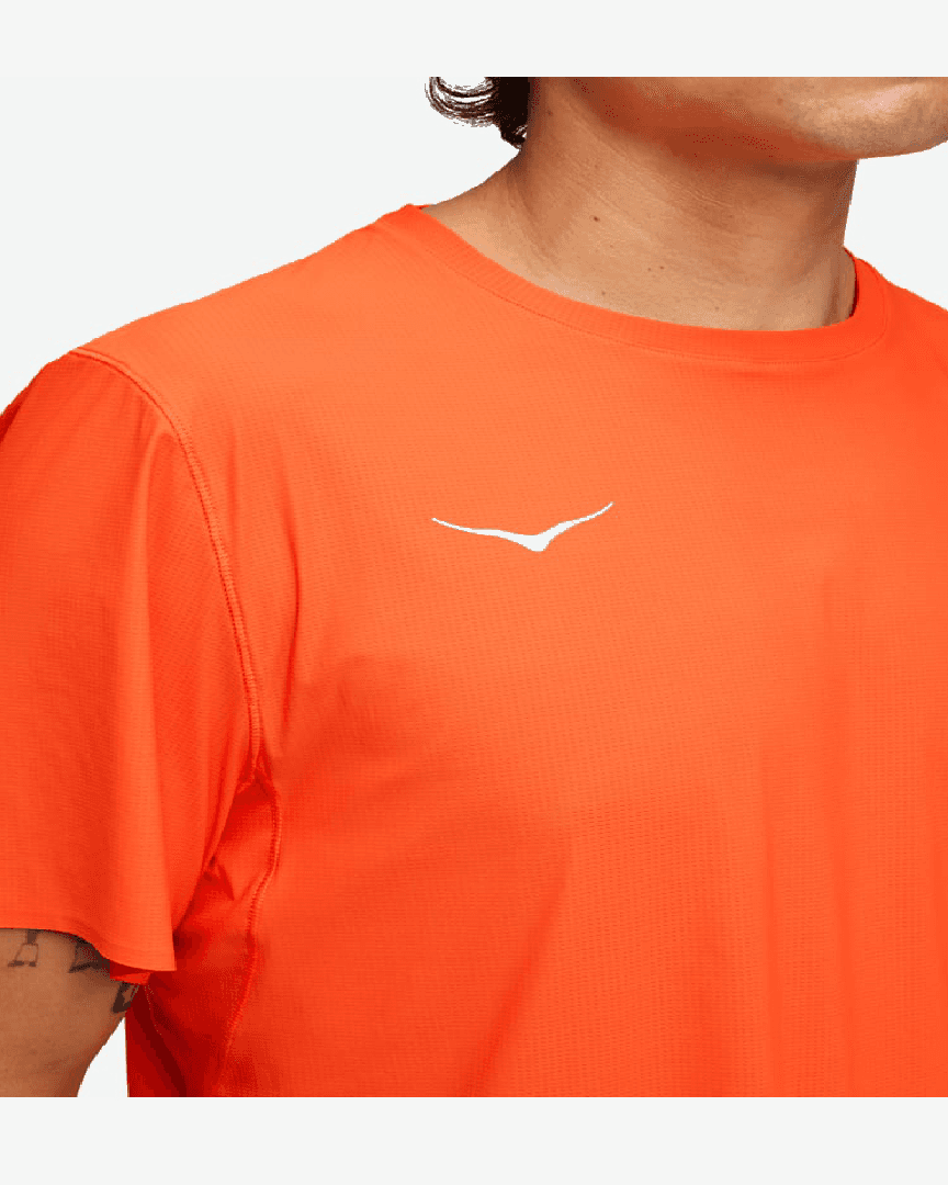 Hoka Haut À Manches Courtes Airolite 2 M - 1175771-LVA (4) au meilleur prix !