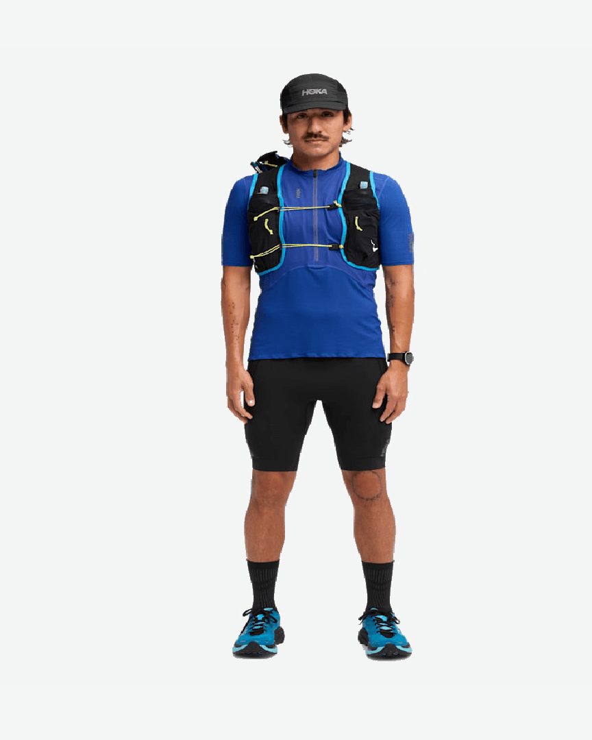 Hoka Haut Avec Fermeture Éclair À Manches Courtes Skybreeze M - 1170232-ULT (2) au meilleur prix !