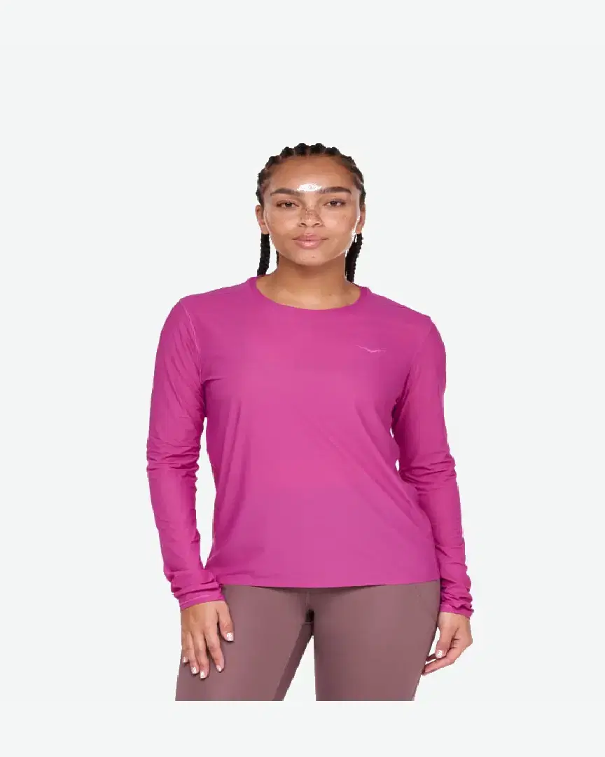 Hoka Haut De Running À Manches Longues Airolite - 1151083-FSC (0) au meilleur prix !