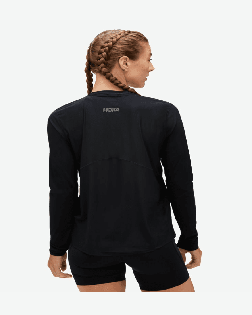 Hoka Haut De Running À Manches Longues Airolite W - 1151083-BLK (1) au meilleur prix !