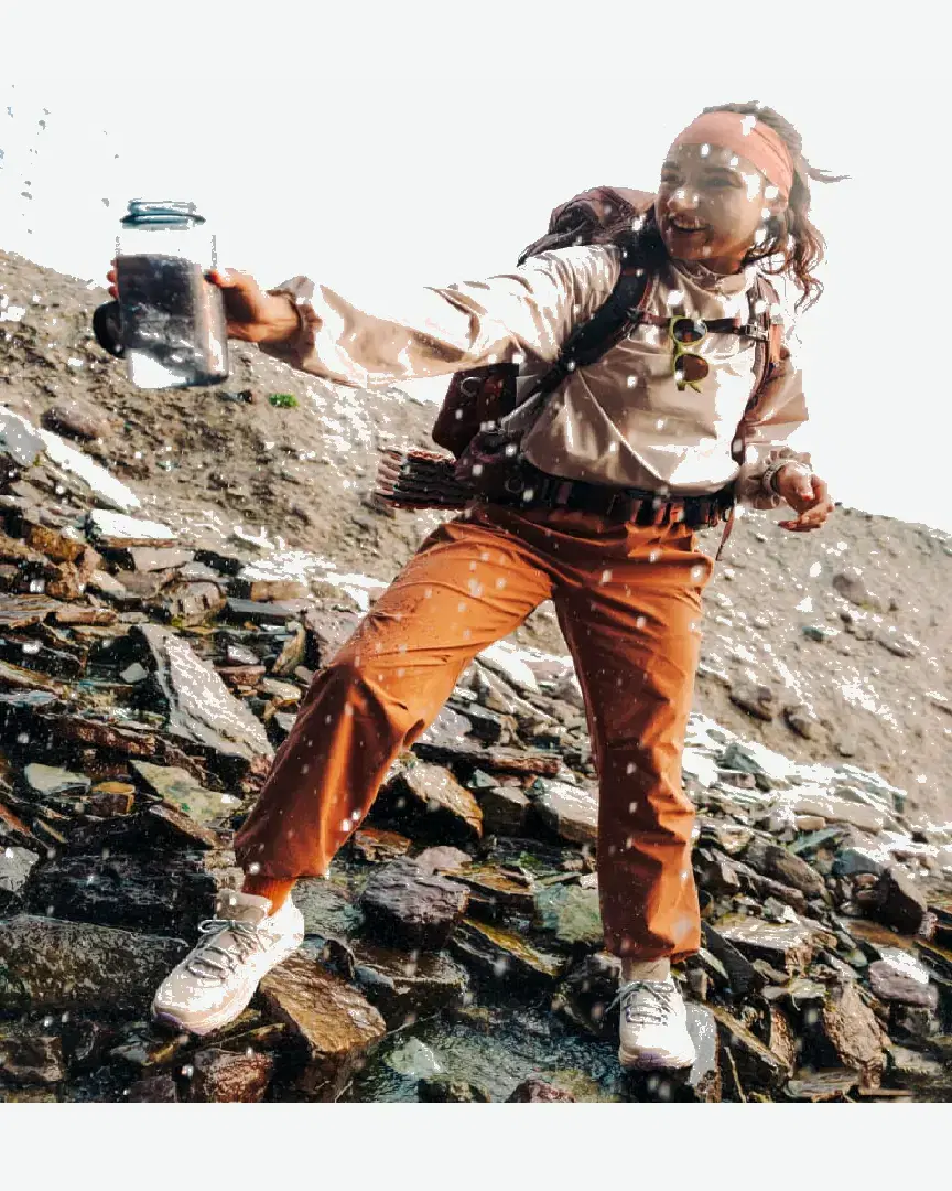 Hoka Pantalon De Randonnée Woodland W - 1156193-WRNC (3) au meilleur prix !