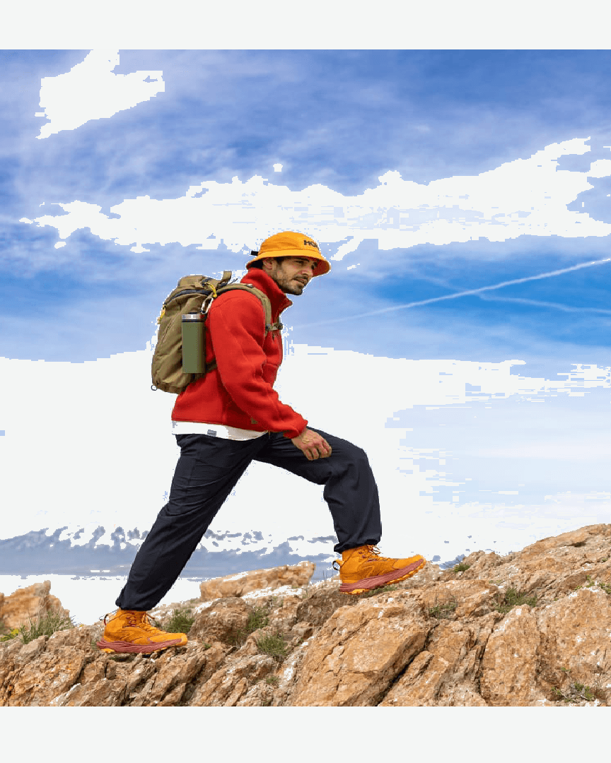 Hoka Polaire Ridgetop Zippé M - 1141747-RUST (4) au meilleur prix !