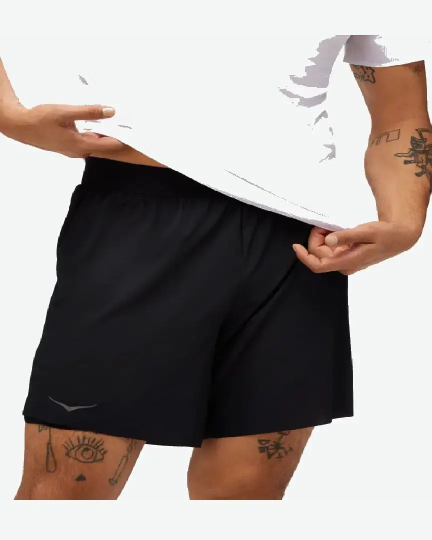 Hoka Short 2-En-1 Glide 18 Cm M - 1151080-BLK (0) au meilleur prix !