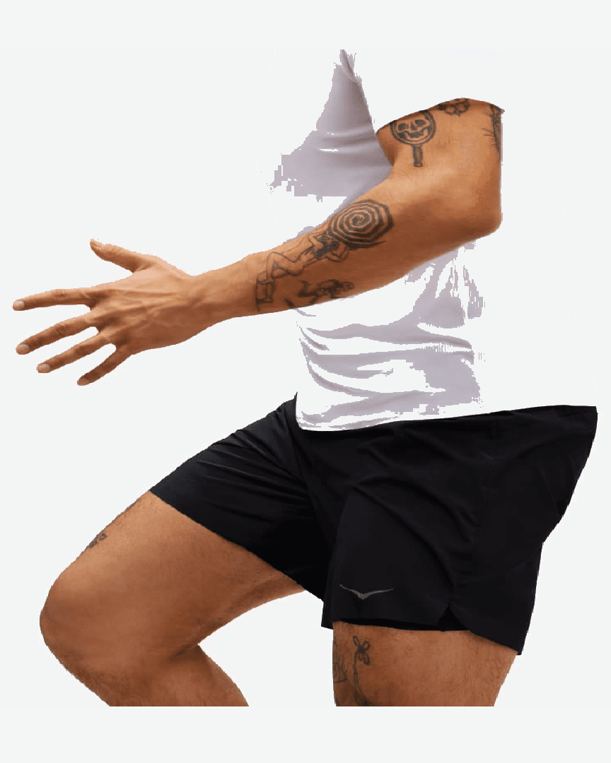 Hoka Short 2-En-1 Glide 18 Cm M - 1151080-BLK (3) au meilleur prix !