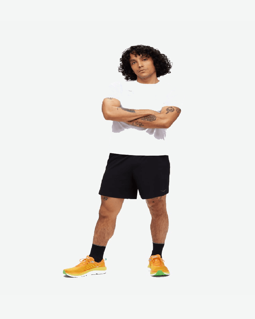 Hoka Short Avec Slip Intégré Glide 18 Cm M - 1151079-BLK (2) au meilleur prix !