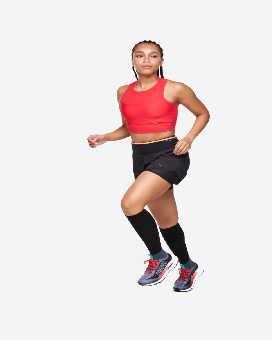 Hoka Short De Trail Skyglide W - 1141741-BLK (2) au meilleur prix !