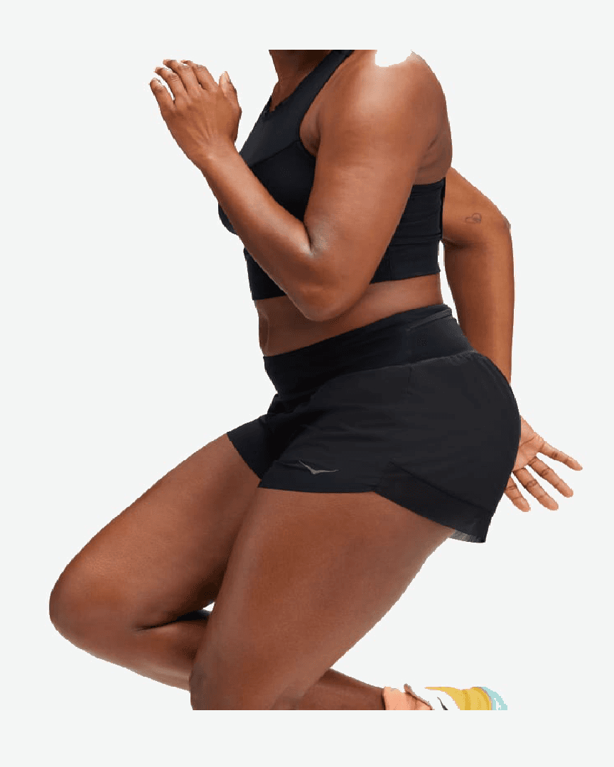 Hoka Short Glide 10 Cm W - 1151091-BLK (2) au meilleur prix !