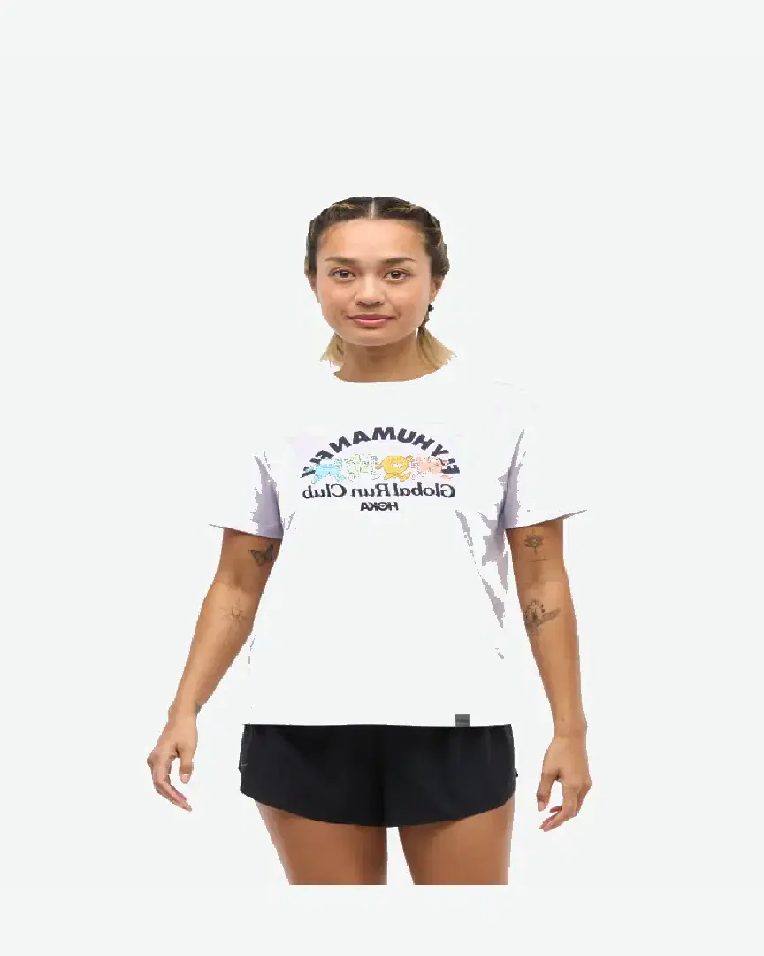 Hoka T-Shirt À Manches Courtes Glidetech W - 1164159G-GDY (0) au meilleur prix !