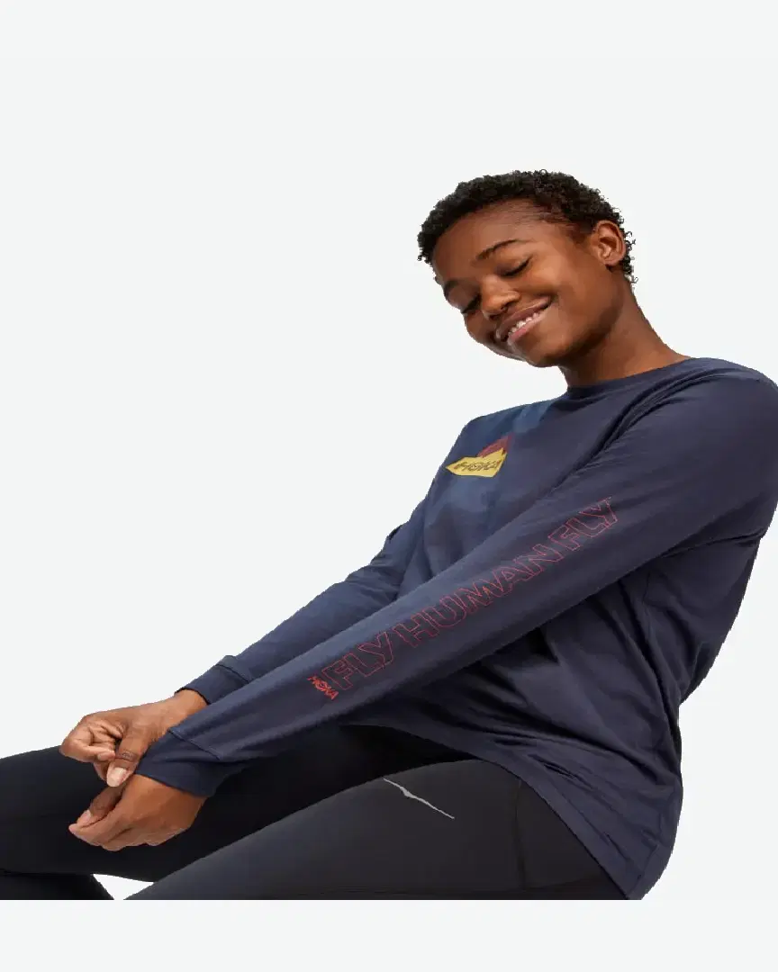 Hoka T-Shirt À Manches Longues Graphic - 1141769-OSP (5) au meilleur prix !