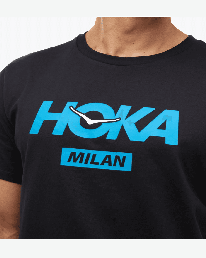 Hoka T-Shirt Milan City M - 1178950-BLK (3) au meilleur prix !